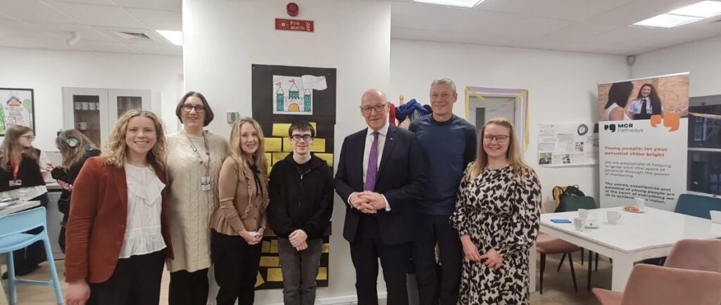 First Minister listens to the voice of young people on Promise anniversary